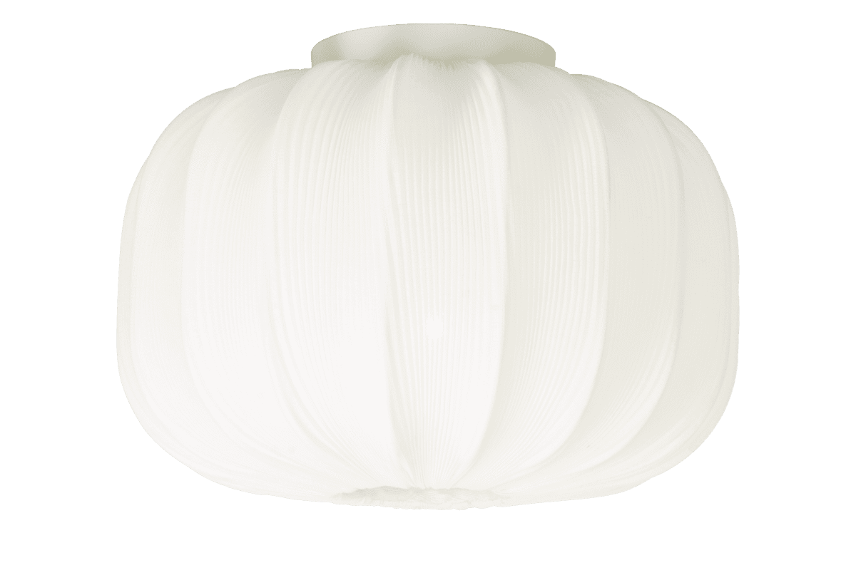 Madame Ø33 Valkoinen plafondi valmistajalta Aneta Lighting - Kattokuppi valkoista metallia koukkuripustuksella ja riviliittimell&auml;, lampun pistoke voidaan asentaa.