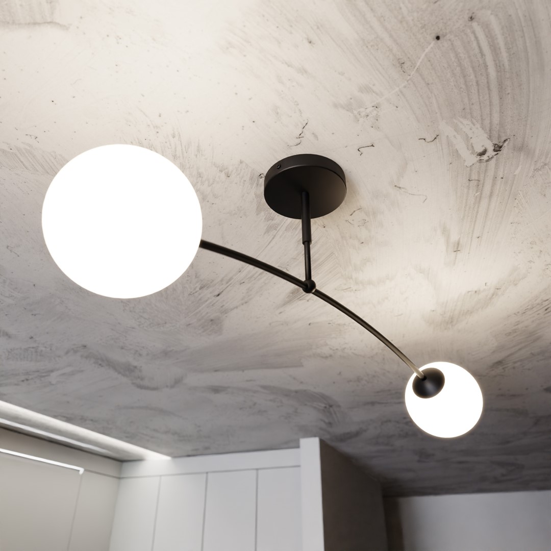 Pregos 60cm Musta plafondi valmistajalta Emibig Lighting - 