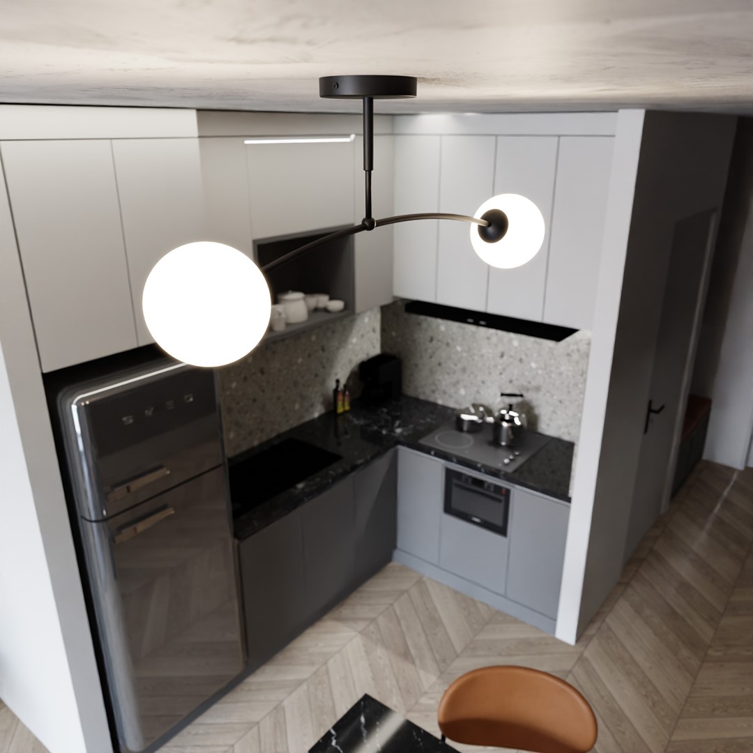 Pregos 60cm Musta plafondi valmistajalta Emibig Lighting - 