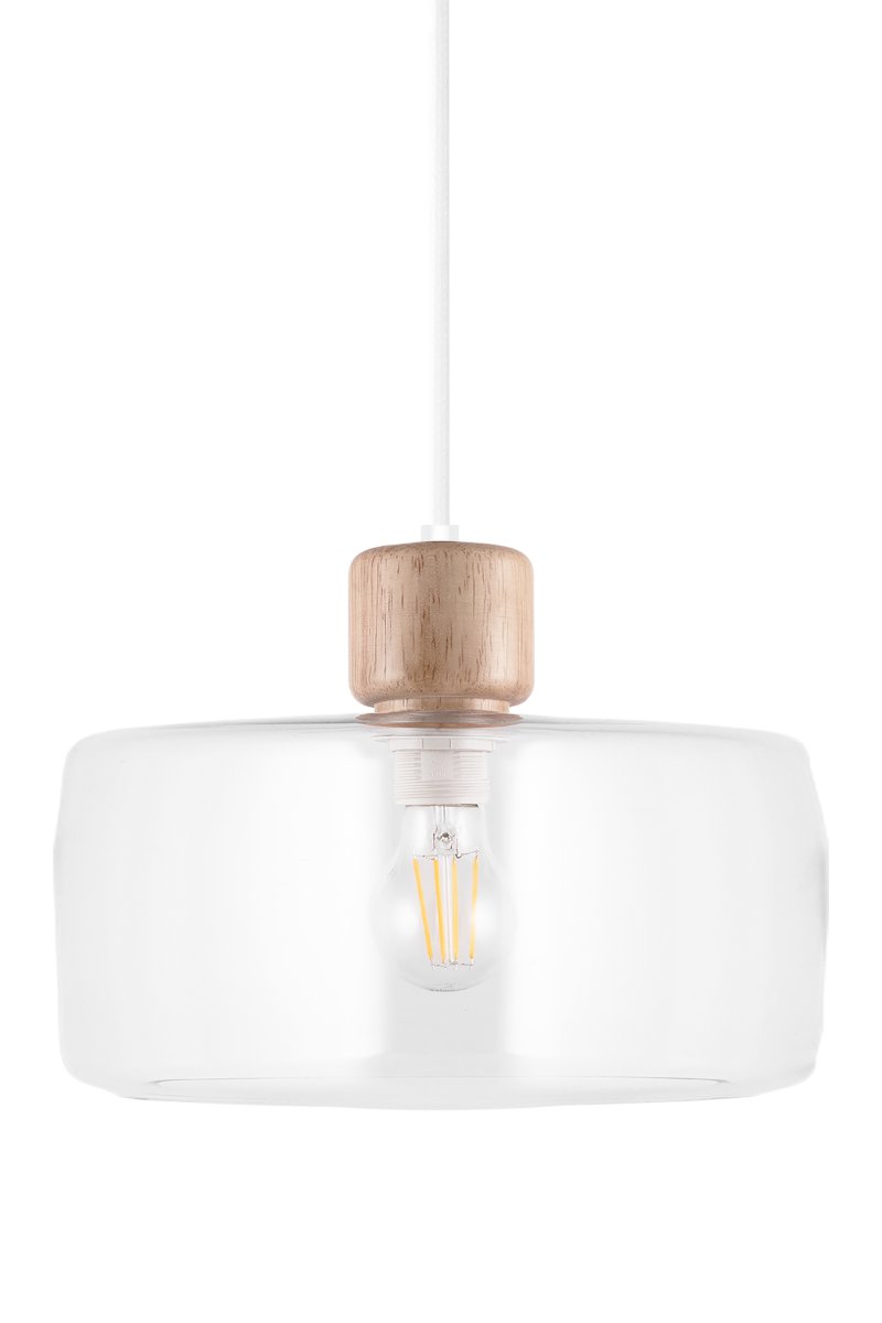 DOT Ø30 Läpinäkyvä kattovalaisin valmistajalta Globen Lighting - Roger Perssonin suunnittelema DOT-valaisin on saanut inspiraationsa lasipullosta, jossa on koristeellinen kansi.