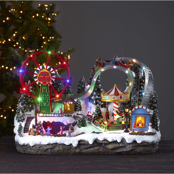 Largeville 36cm Monivärinen valmistajalta Star Trading - Largeville tarjoaa my&ouml;s musiikkia, 8 kappaletta ja mahdollisuuden kytke&auml; musiikin ja liikkeen pois p&auml;&auml;lt&auml;.