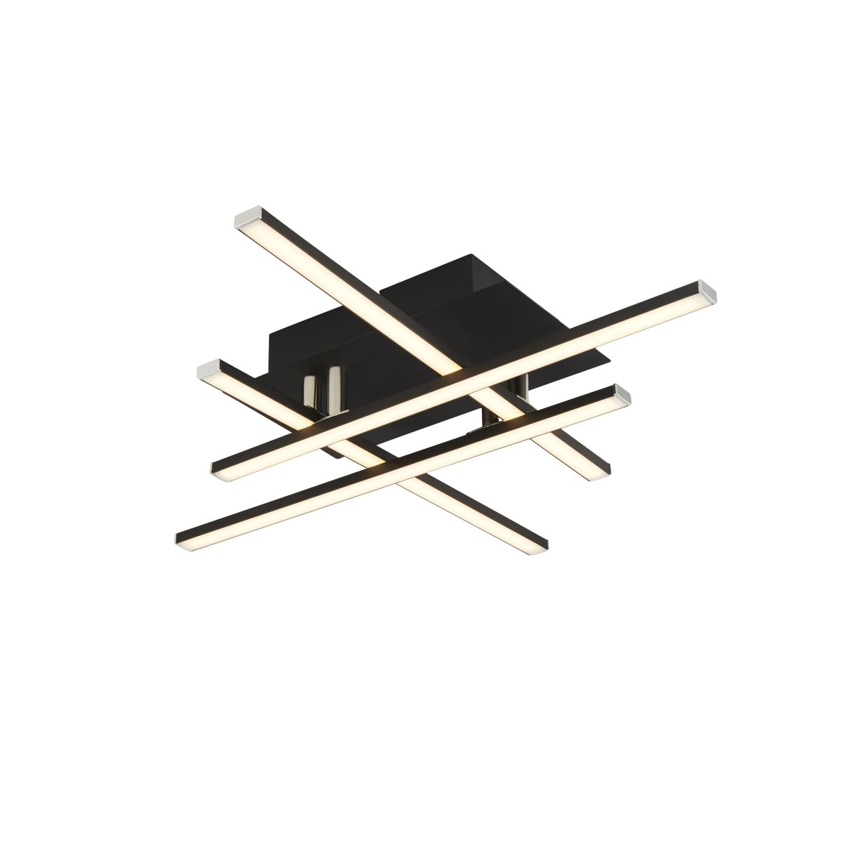 Matrix 45cm Matta musta plafondi valmistajalta Searchlight - T&auml;m&auml; puhdas ja tyylik&auml;s valaisin sopii t&auml;ydellisesti huoneisiin, joissa on matala katto, kuten makuuhuoneet, olohuoneet tai k&auml;yt&auml;v&auml;t, ja se lis&auml;&auml; huomiota her&auml;tt&auml;v&auml;n yksityiskohdan.