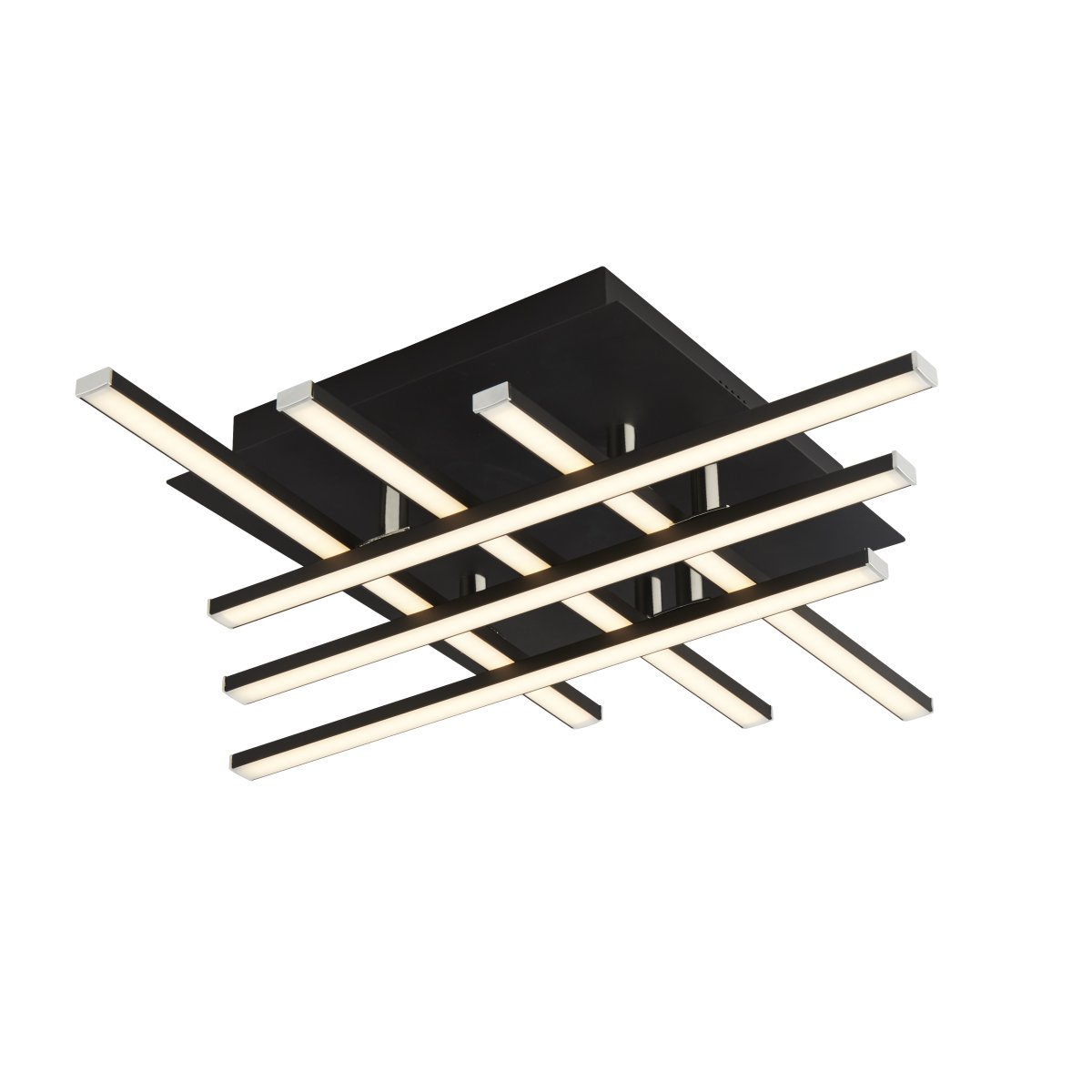 Matrix 45cm Matta musta plafondi valmistajalta Searchlight - T&auml;m&auml; puhdas ja tyylik&auml;s valaisin sopii t&auml;ydellisesti huoneisiin, joissa on matala katto, kuten makuuhuoneet, olohuoneet tai k&auml;yt&auml;v&auml;t, ja se lis&auml;&auml; huomiota her&auml;tt&auml;v&auml;n yksityiskohdan.