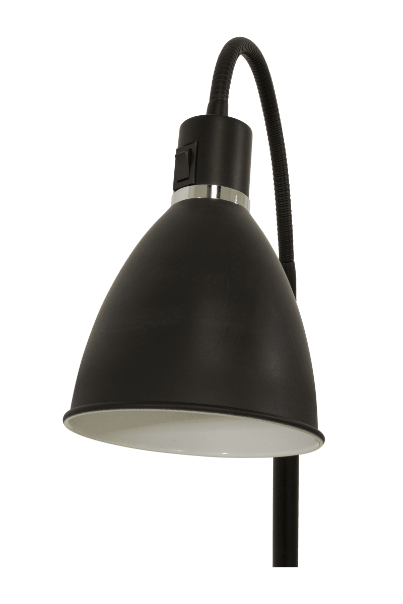 Idre 1 Musta lattiavalaisin valmistajalta Aneta Lighting - Idre on tyylikäs mattamustan metallin lattiavalaisin, jossa on tyylikäs kromirengas.