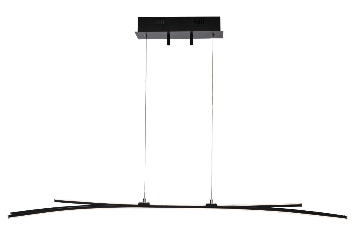 Svala 114cm Musta kattovalaisin valmistajalta Aneta Lighting - Alumiini ja 30 W LED, valonl&auml;hde on integroitu ja sit&auml; voidaan himment&auml;&auml;.