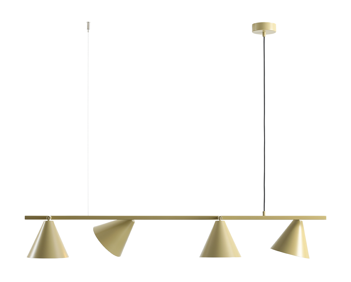 Form 120cm Pistaasi kattovalaisin valmistajalta Artera - Form on moderni metallinen riippuvalaisin, jolla on tyylikäs ja leikkisä muotoilu.