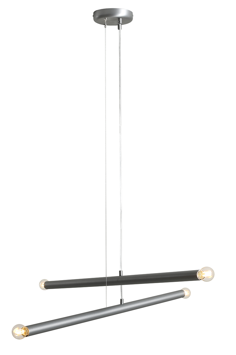 Tubo 4 100cm Teräs kattovalaisin valmistajalta Artera - Kumpikin putki on 100 cm pitk&auml; ja halkaisijaltaan 3,2 cm, ja siin&auml; on valonl&auml;hteet molemmissa p&auml;iss&auml;.