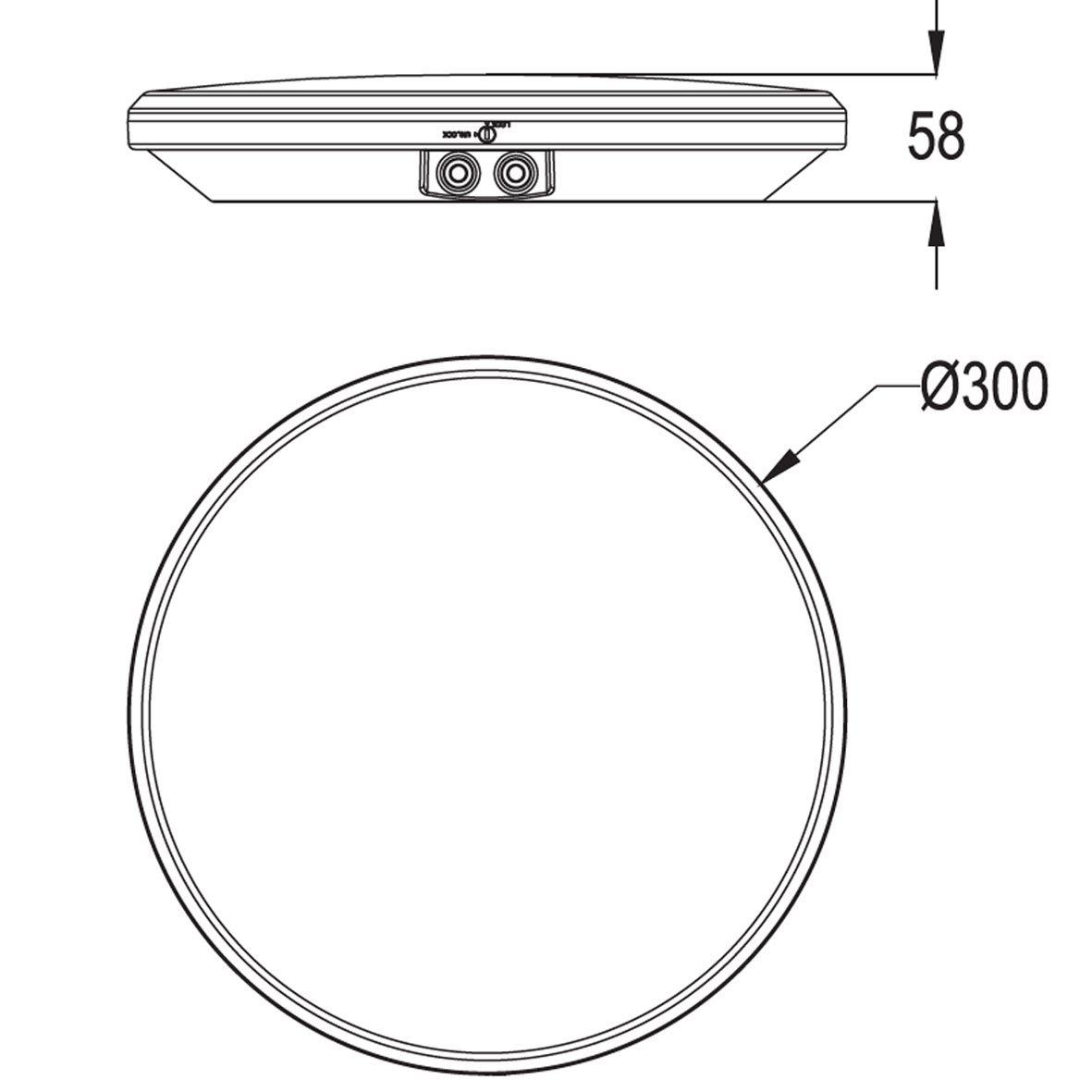 Canopy Sensor Ø30 Valkoinen valmistajalta Designlight - Canopy on suunniteltu kest&auml;m&auml;&auml;n vaativia ymp&auml;rist&ouml;j&auml;, ja sill&auml; on IP54-luokitus p&ouml;lyn ja veden kest&auml;vyyden osalta.