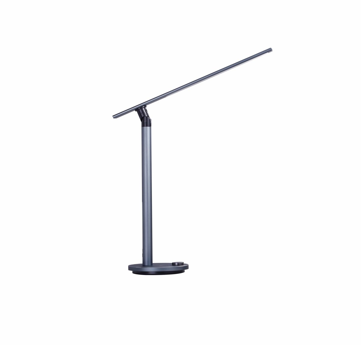 Office 46cm Harmaa työpöytävalaisin valmistajalta Halo Design - S&auml;&auml;dett&auml;v&auml;ll&auml; valon l&auml;mp&ouml;tilalla v&auml;lill&auml; 3100K&ndash;5100K, voit helposti mukauttaa valaistuksen tarpeisiisi &ndash; l&auml;mpim&auml;st&auml; ja rentouttavasta kylm&auml;&auml;n ja keskittymist&auml; parantavaan valoon.
