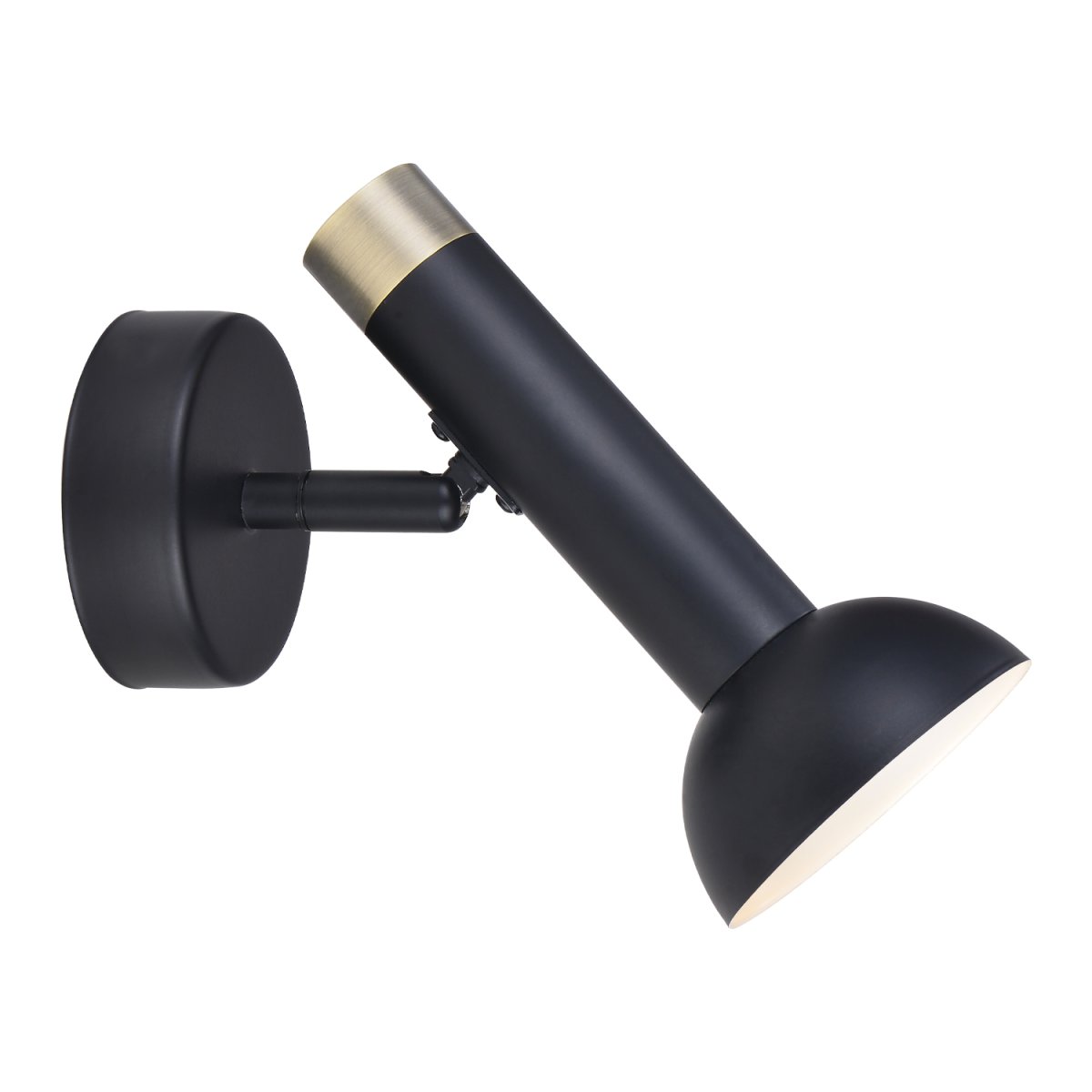 Torch Musta lukulamppu valmistajalta Halo Design - Mattamustalla viimeistelyll&auml;&auml;n, messinkiyksityiskohtillaan ja s&auml;&auml;dett&auml;v&auml;ll&auml; muotoilullaan se tarjoaa suunnatun valon, joka sopii t&auml;ydellisesti valaistukseen, korostusvalaistukseen tai viihtyis&auml;&auml;n tunnelmaan.