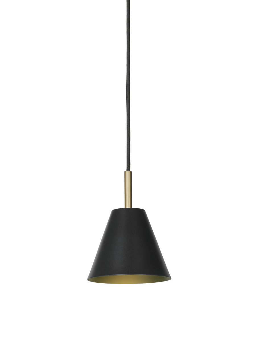Hygge Ø12 Musta kattovalaisin valmistajalta Halo Design - Hygge on tyylik&auml;s ja nykyaikainen kattoriipus, jossa yhdistyy skandinaavinen minimalismi ja pehme&auml;t muodot.
