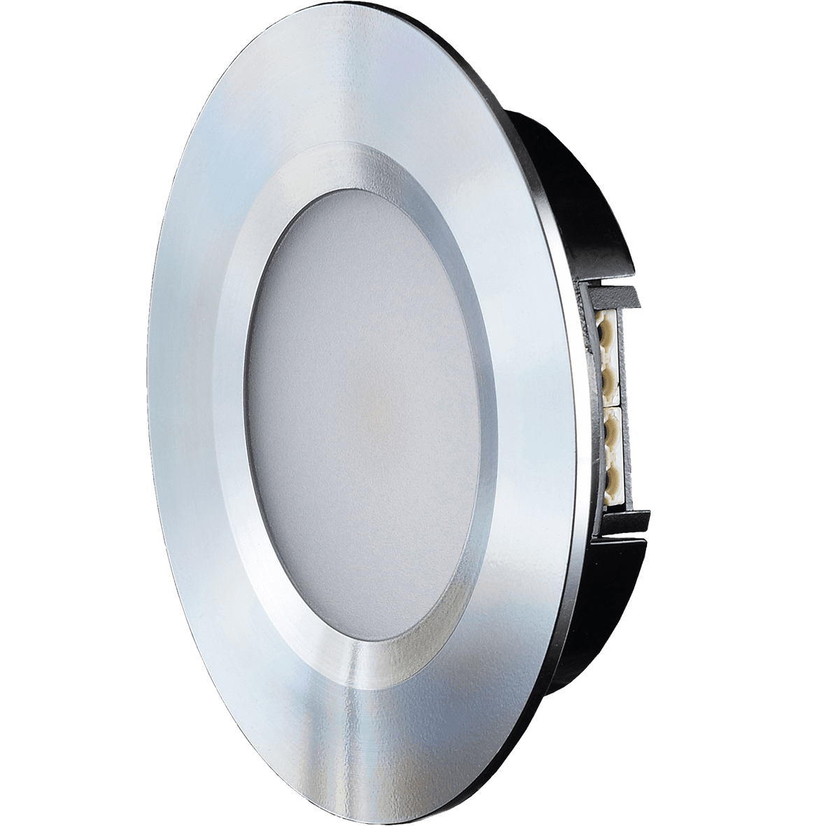 Q-36 Downlight 3000K Alumiini valmistajalta Designlight - Valaisin on suunniteltu korvaamaan helposti sek&auml; halogeeni- ett&auml; muut LED-valaisimet, jotka on asennettu esimerkiksi keitti&ouml;n kaappien alle.