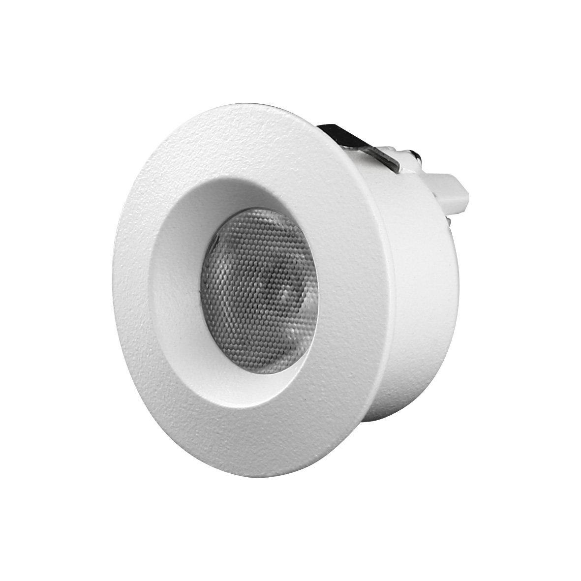 Q-20 Mini Downlight 3000K 10 Kpl Valkoinen valmistajalta Designlight - T&auml;m&auml; alasvalaisin voidaan asentaa edullisesti ikkunasyvennyksiin ja kaappeihin, ja sen v&auml;himm&auml;isasennussyvyys on vain 19 mm.