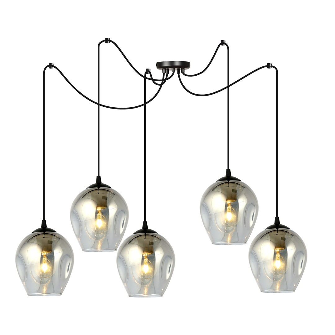 Level 50cm Savun värinen kattovalaisin valmistajalta Emibig Lighting - Se sopii erinomaisesti korkeisiin loft-tiloihin ja korostaa niiden modernia luonnetta ja tarjoaa kauniin valaistuksen.