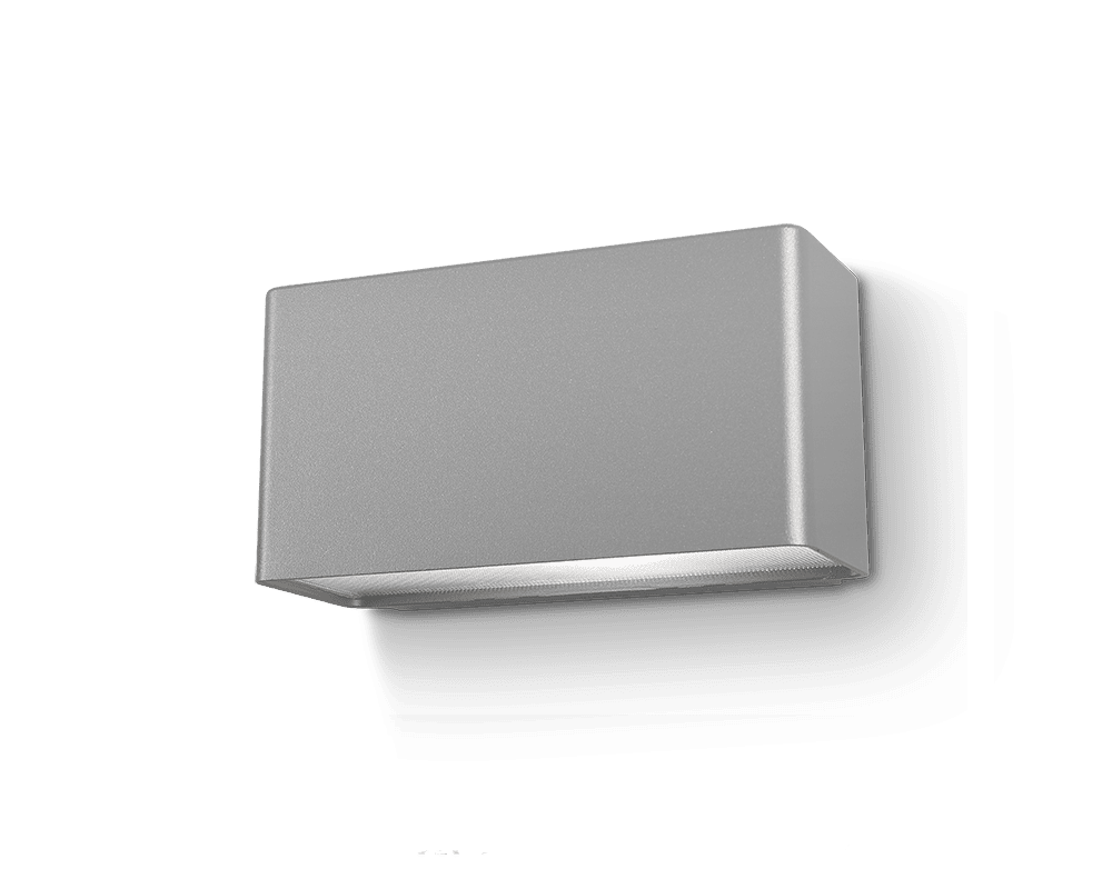 Jubilar II Harmaa ulkovalo valmistajalta Westal - Takana on kaksi&aring; tulot ja lähdöt sekä pikaliitinrima helpottamaan edelleenlähetystä.