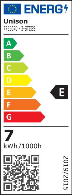 E27 7W 2700K 3-portainen himmennettävä Valkoinen valmistajalta Unison - Lampun teho on 7W ja v&auml;ril&auml;mp&ouml;tila 2700K, mik&auml; antaa l&auml;mpim&auml;n ja pehme&auml;n valon.