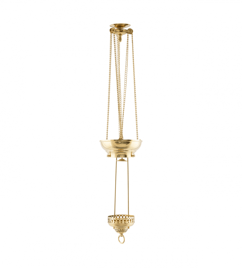 Moonlight-Style Pendant Lamp Messinki valmistajalta Karlskrona lampfabrik - Varjostin ja Koholmen kerosiinilamppu eiv&auml;t sis&auml;lly toimitukseen ja ne on tilattava erikseen.