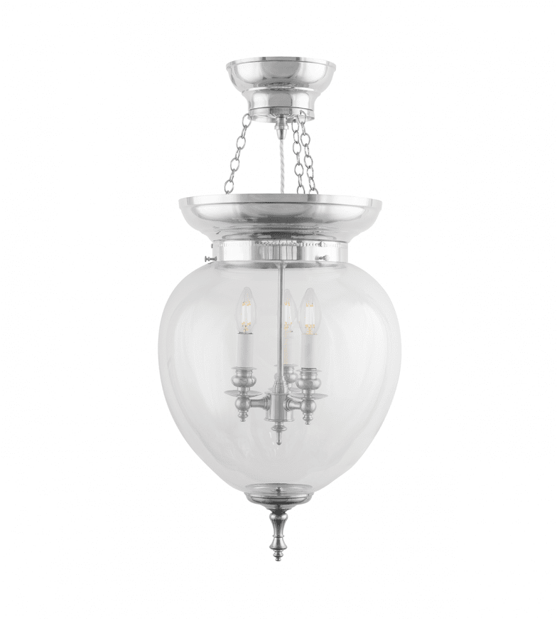 Rydberg Pendant Nikkeli valmistajalta Karlskrona lampfabrik - Voidaan pident&auml;&auml; lis&auml;ketjulla jopa 100 cm.
