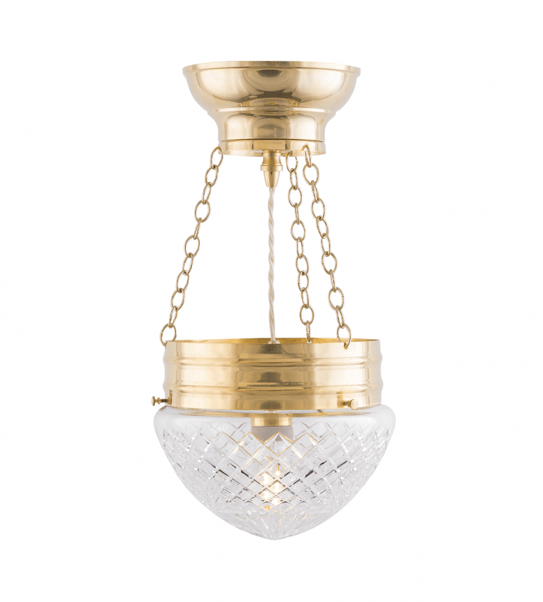 Heidenstam Pendant 200 Messinki valmistajalta Karlskrona lampfabrik - Voidaan pidentää 100 cm:iin riippujatkolla (20 cm) ja lisäjohdolla (80 cm).