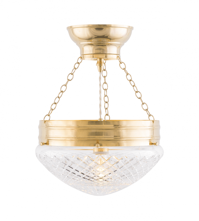 Heidenstam Pendant 300 Messinki valmistajalta Karlskrona lampfabrik - Voidaan pidentää 100 cm:iin riippujatkolla (20 cm) ja lisäjohdolla (80 cm).