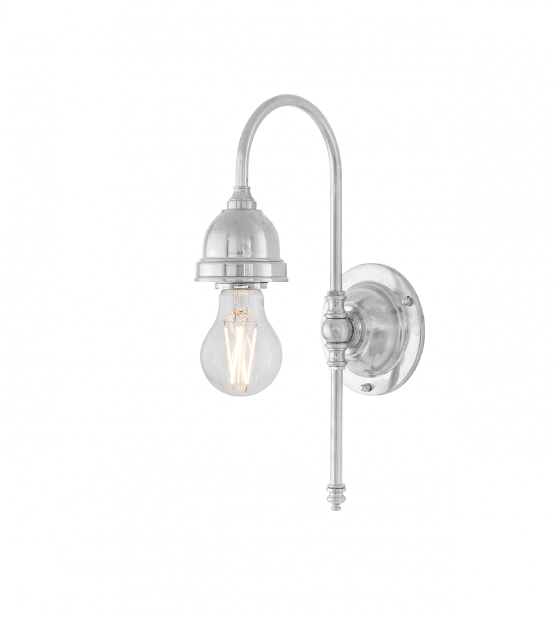 Ahlström Nikkeli valmistajalta Karlskrona lampfabrik - F&ouml;r att g&aring; in med kuloledning kompletteras med en distansplatta.