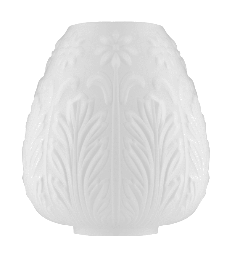Acanthus Glass Shade 70 Matta valkoinen valmistajalta Karlskrona lampfabrik - 