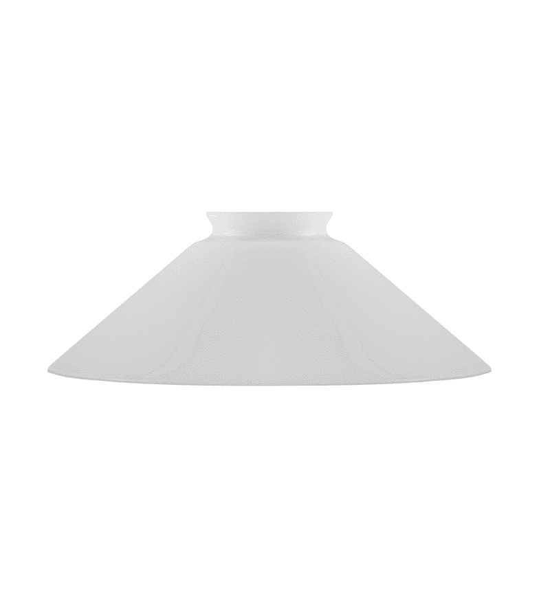 Schoolhouse Glass Shade 60/200 Valkoinen valmistajalta Karlskrona lampfabrik - 