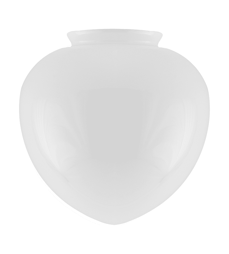 Zoomaa kuva kohteesta Teardrop Glass Shade 100/190 Valkoinen valmistajalta Karlskrona lampfabrik - 