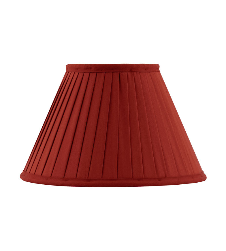 Fabric Lamp Shade 200 PUNAINEN valmistajalta Karlskrona lampfabrik - 