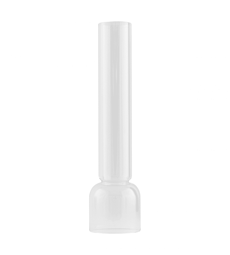 Lamp Chimney 14''' - short Läpinäkyvä valmistajalta Karlskrona lampfabrik - 