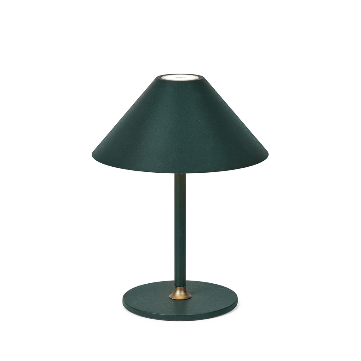 Hygge 20cm Vihreä Siirrettävä valmistajalta Halo Design - Hygge on kannettava pöytävalaisin, jossa on moderni muotoilu ja valmistettu metallista.