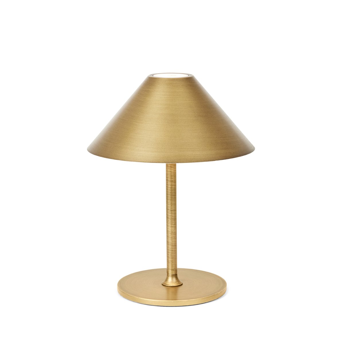 Hygge 20cm Antiikki messinki Siirrettävä valmistajalta Halo Design - Hygge on kannettava pöytävalaisin, jossa on moderni muotoilu ja valmistettu metallista.