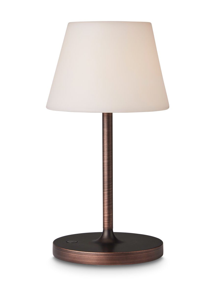 New Northern 30cm Antiikkinen kupari Siirrettävä valmistajalta Halo Design - Sen elegantti muotoilu ja kosketustoiminto on&aring; jalustan avulla voit helposti sytytt&auml;&auml;, sammuttaa ja himment&auml;&auml; valon luodaksesi oikean tunnelman.