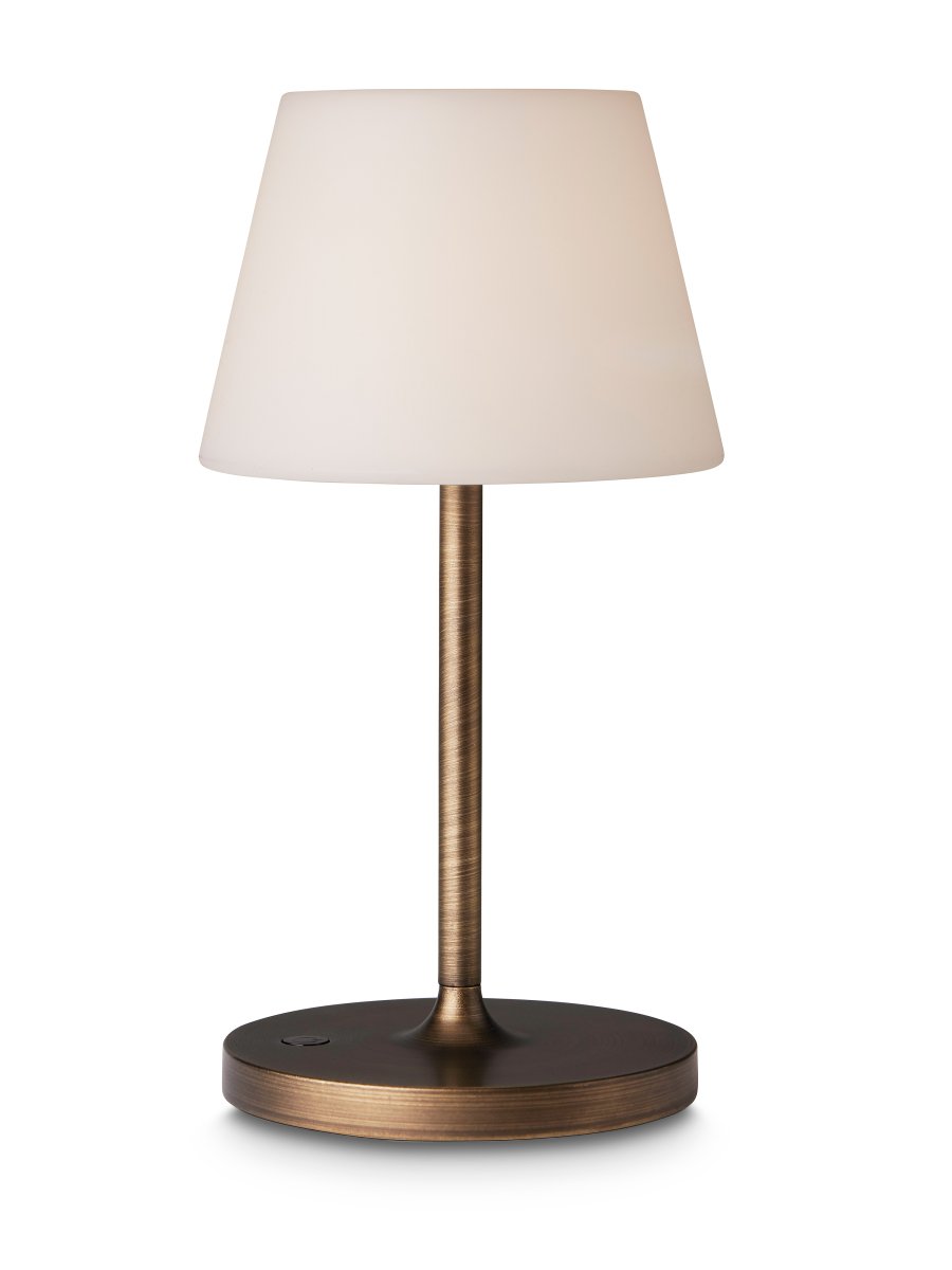 New Northern 30cm Antiikki messinki Siirrettävä valmistajalta Halo Design - Sen elegantti muotoilu ja kosketustoiminto on&aring; jalustan avulla voit helposti sytytt&auml;&auml;, sammuttaa ja himment&auml;&auml; valon luodaksesi oikean tunnelman.