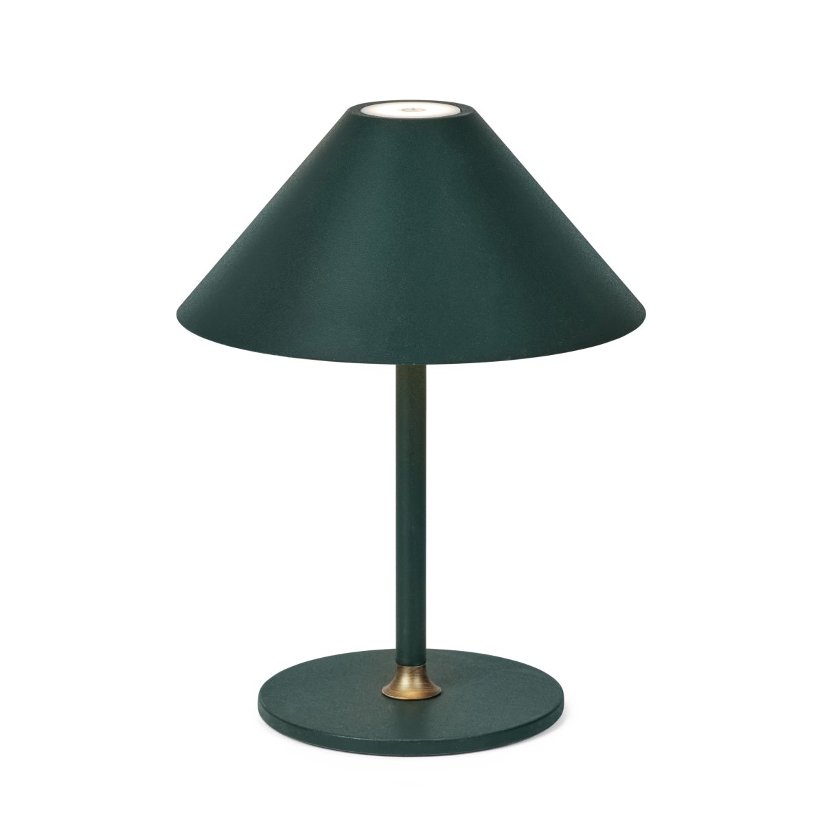 Hygge 25cm Vihreä Siirrettävä valmistajalta Halo Design - Hygge on kannettava pöytävalaisin, jossa on moderni muotoilu ja valmistettu metallista.