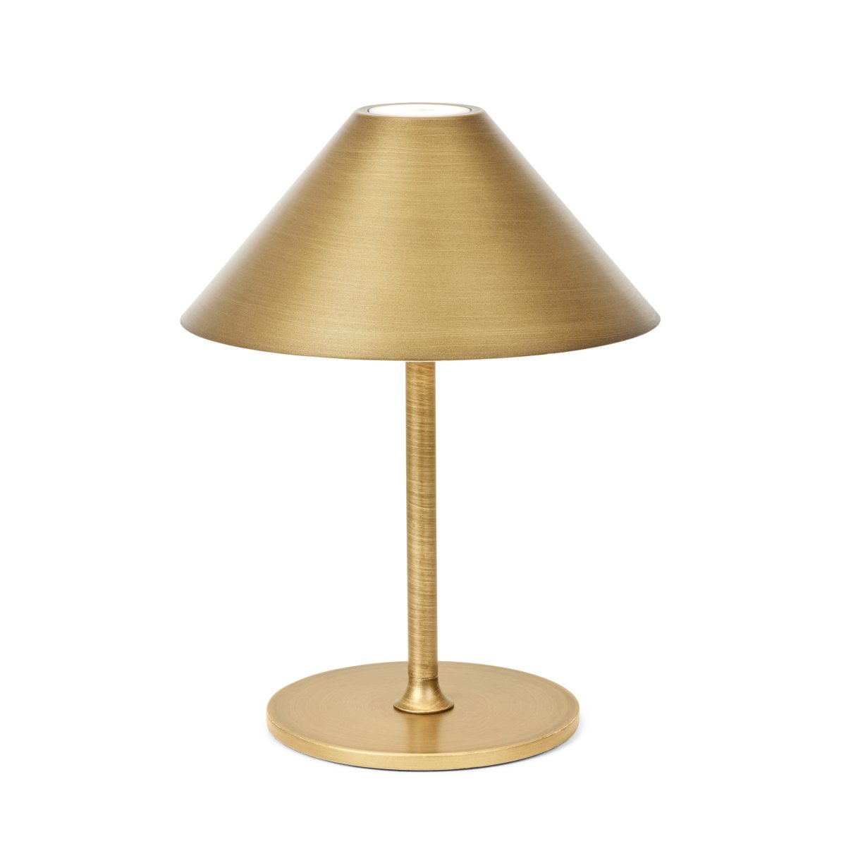 Hygge 25cm Antiikki messinki Siirrettävä valmistajalta Halo Design - Hygge on kannettava p&ouml;yt&auml;valaisin, jossa on moderni muotoilu ja valmistettu metallista.