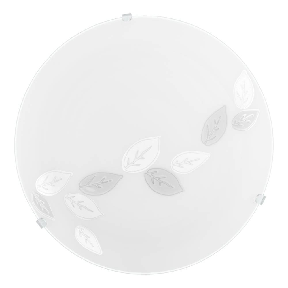 Mars Ø25 Valkoinen plafondi valmistajalta Eglo - Sen yksinkertainen ja tyylikäs muotoilu himmeä lasi levittää pehmeää ja miellyttävää valoa, joka sopii täydellisesti makuuhuoneeseen, eteiseen tai olohuoneeseen.