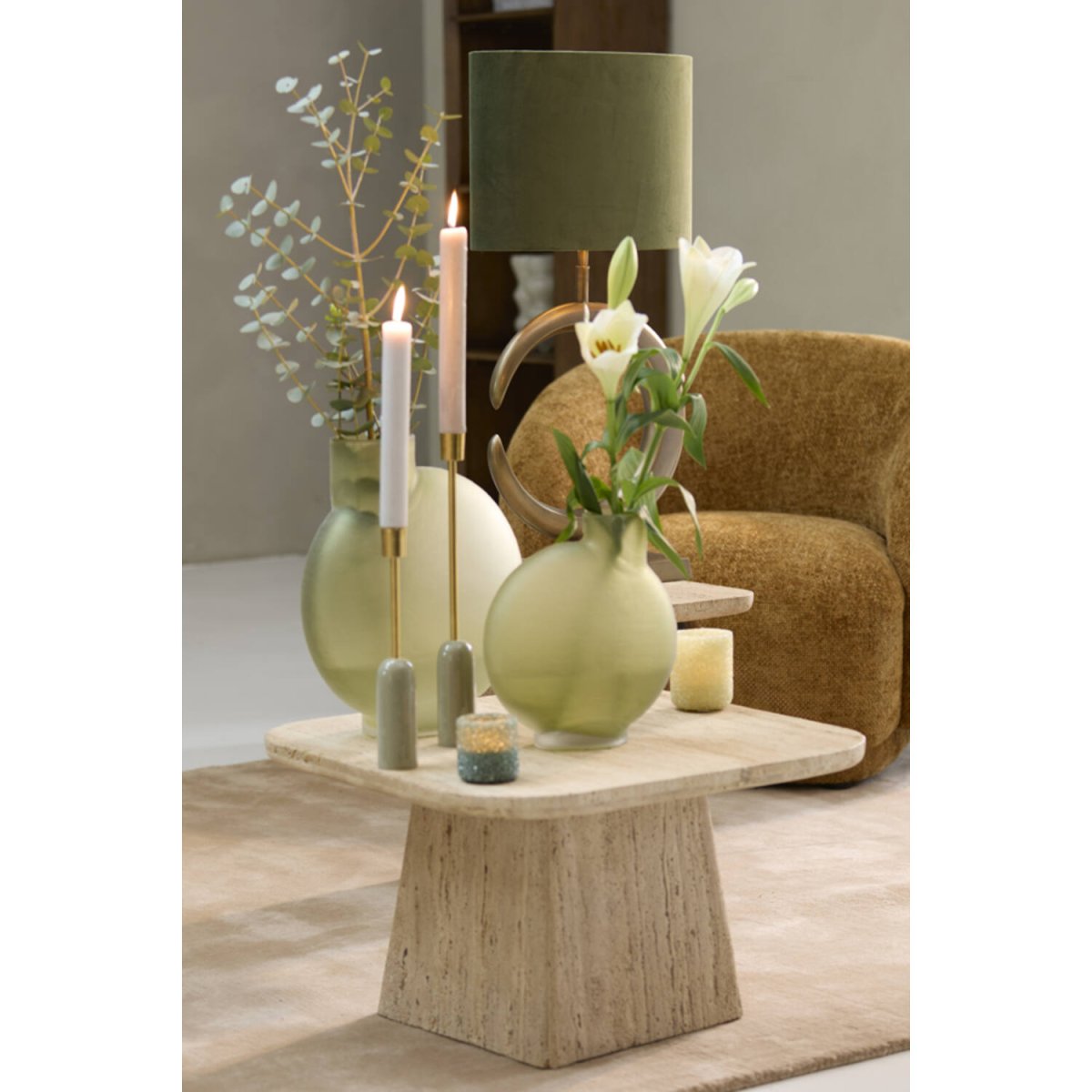 Lune 50cm Pronssi lampunjalka valmistajalta Light & Living - 