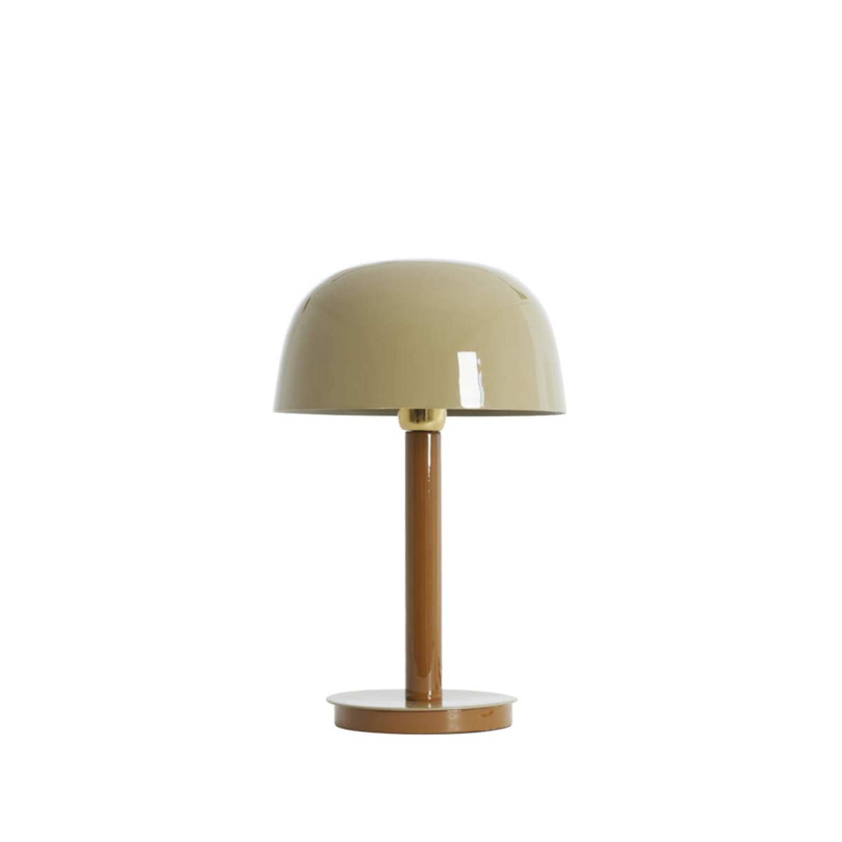 Marivet 37cm Ruskea pöytävalaisin valmistajalta Light & Living - Minimalistinen muoto ja kiilt&auml;v&auml; pinta antavat modernin ja elegantin vaikutelman, joka sopii yht&auml; hyvin olohuoneeseen kuin ty&ouml;p&ouml;yd&auml;lle tai y&ouml;p&ouml;yd&auml;llekin.