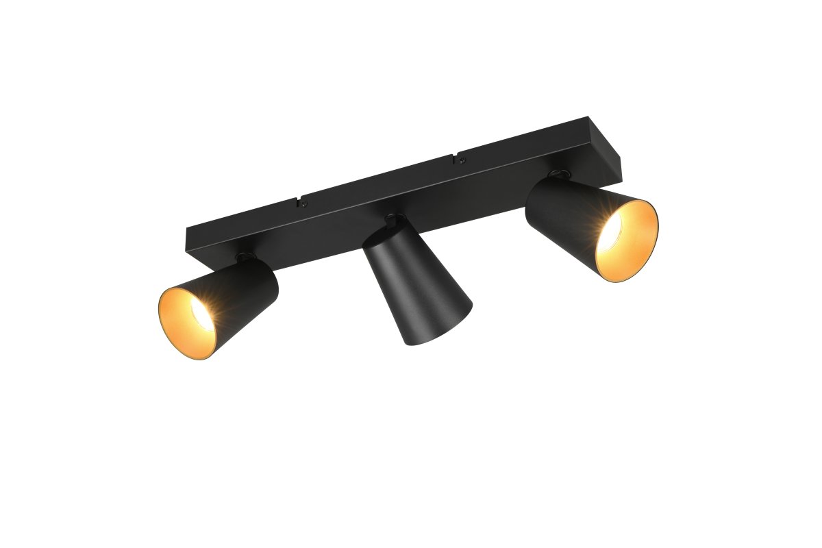 Sharp 3 Musta kohdevalaisin valmistajalta Trio Lighting - 
