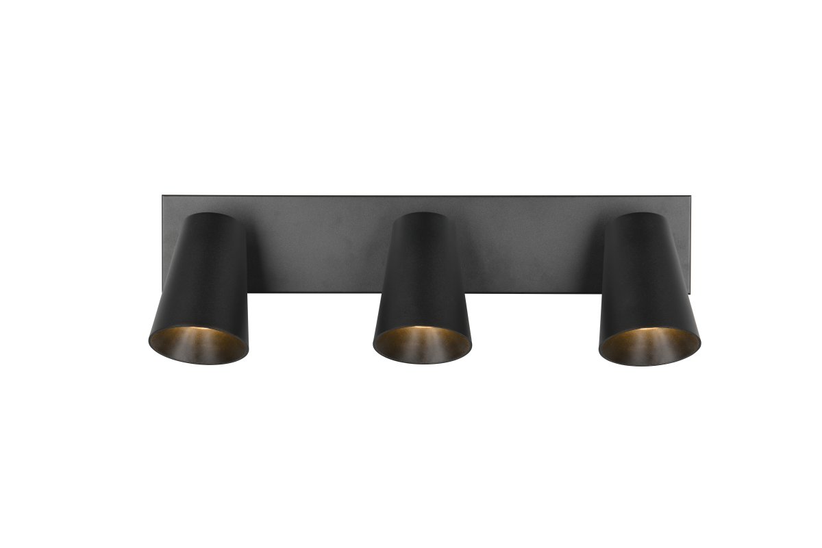 Sharp 3 Musta kohdevalaisin valmistajalta Trio Lighting - 