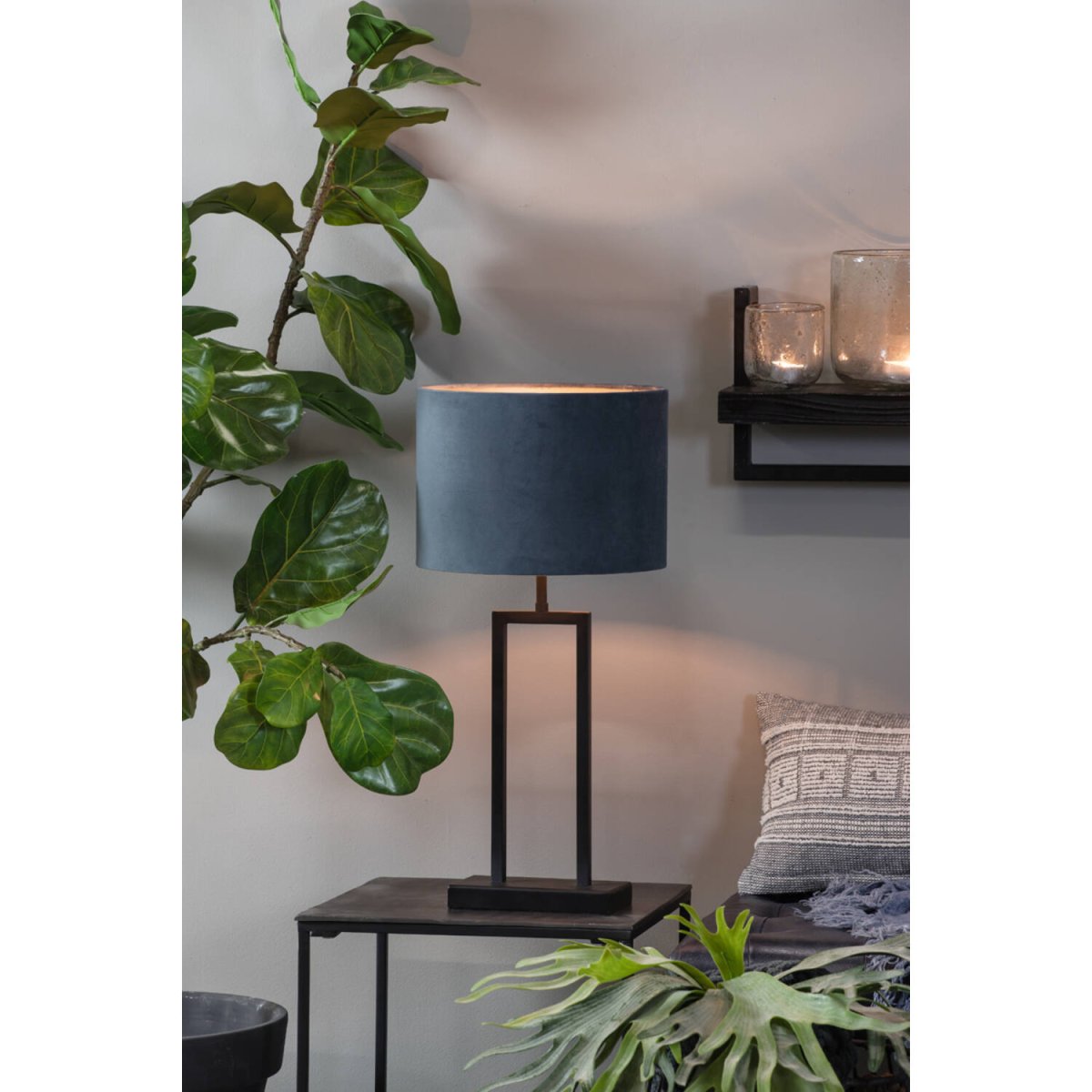 Shiva 40cm Musta lampunjalka valmistajalta Light & Living - 
