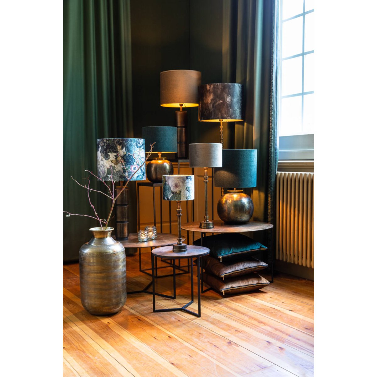 Bolcho 38cm Pronssi lampunjalka valmistajalta Light & Living - 