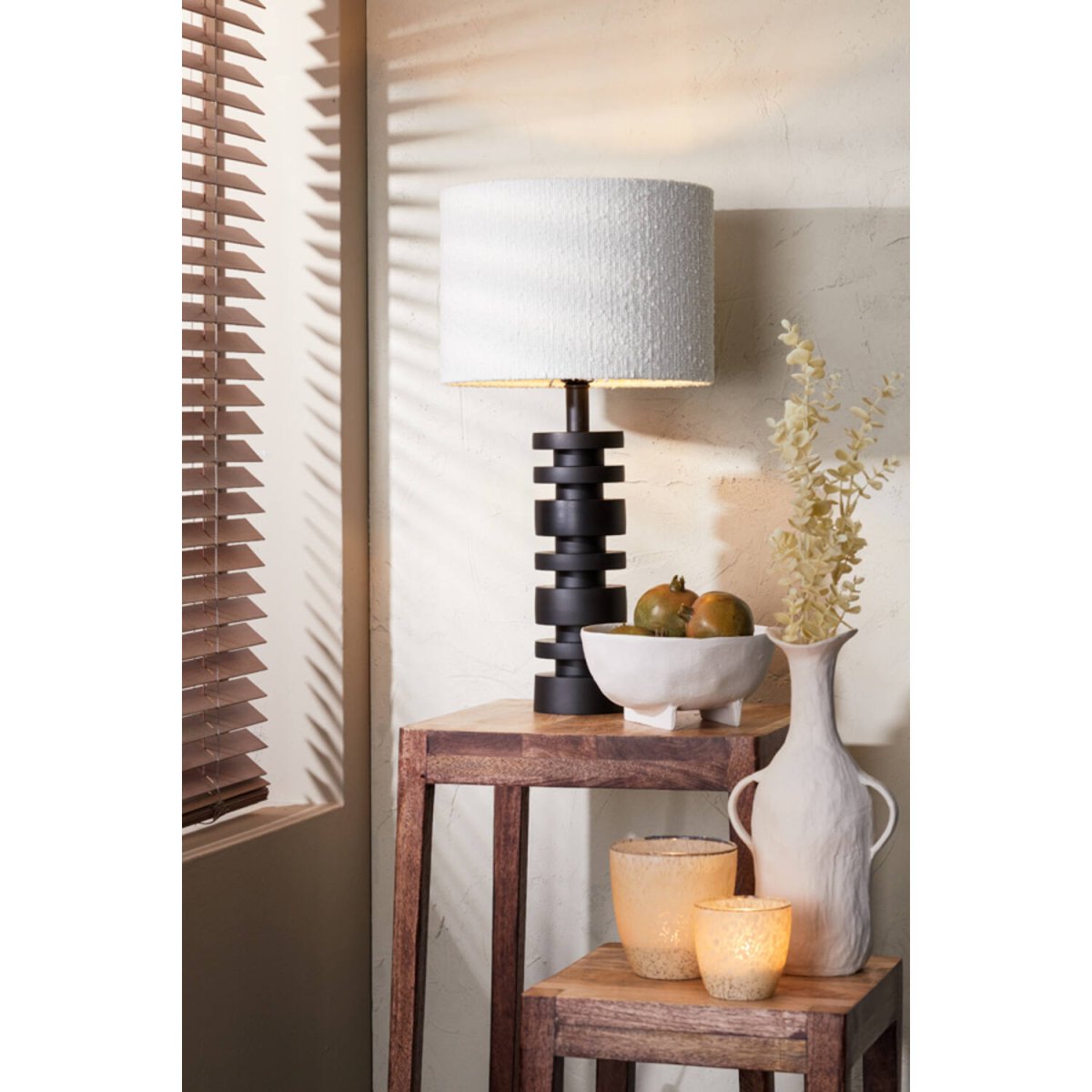 Desley 36cm Musta lampunjalka valmistajalta Light & Living - 