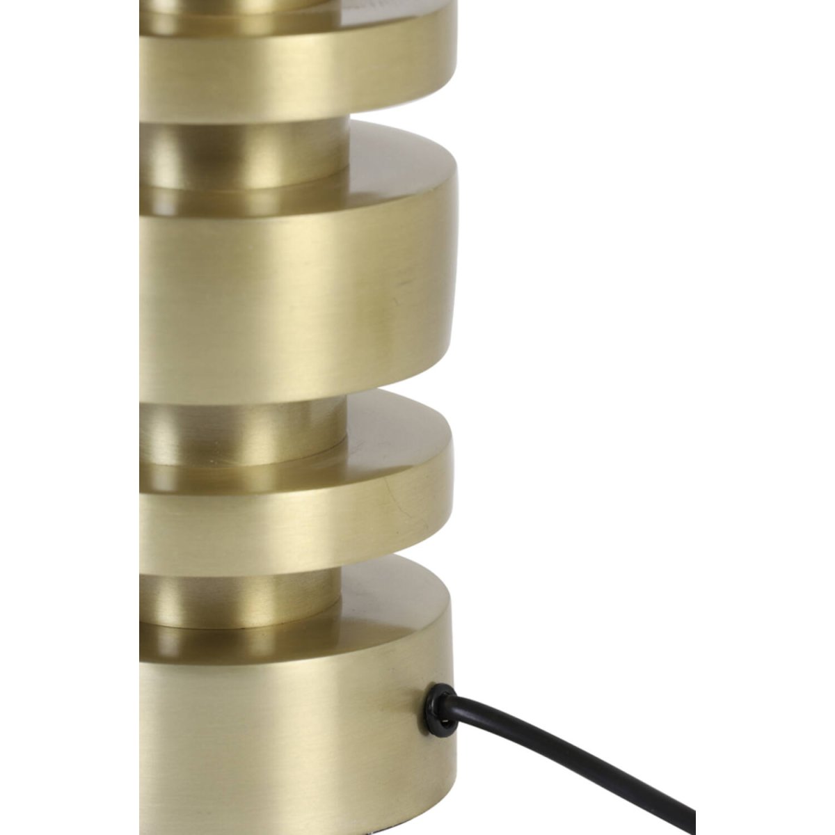 Desley 40cm Kulta lampunjalka valmistajalta Light & Living - Desley-lampunjalka – elegantti ja graafinen muotoilu, joka on valmistettu metallista mattapintaisella, kultaisella viimeistelyllä.