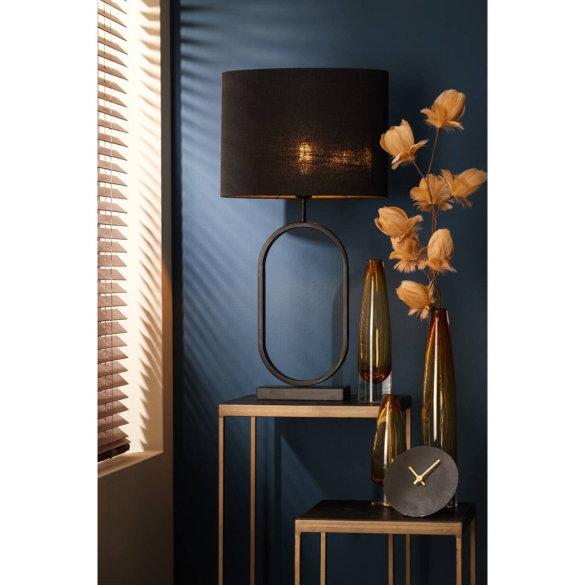 Jamiri 45cm Musta lampunjalka valmistajalta Light & Living - 