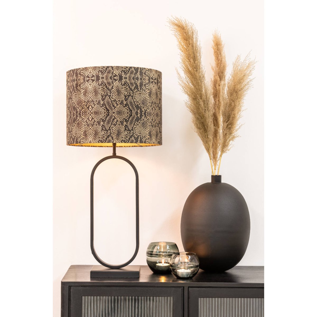 Jamiri 55cm Musta lampunjalka valmistajalta Light & Living - 
