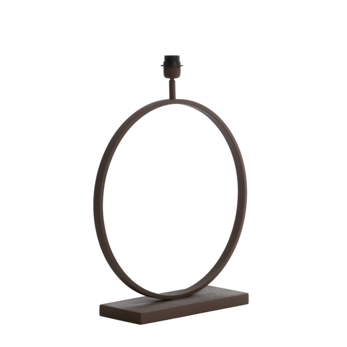 Liva 64cm Ruskea lampunjalka valmistajalta Light & Living - Pyöreä muoto ja ruskea viimeistely antavat lampunjalalle tyylikkään ja hienostuneen ilmeen.
