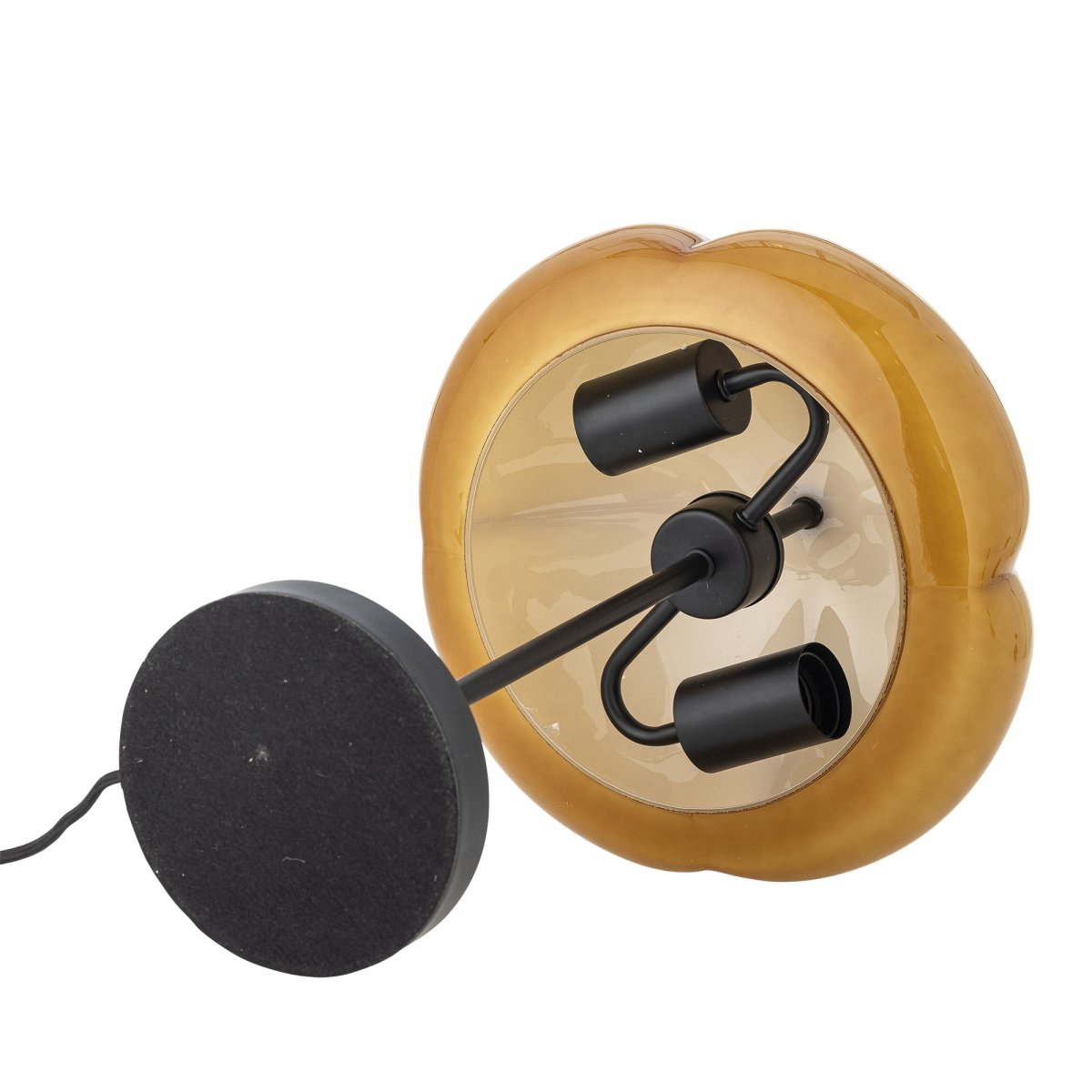 Kinoko 47cm Tummankeltainen pöytävalaisin valmistajalta Bloomingville - Pehme&auml; muoto ja koristeellinen ilme antavat lampulle vahvan luonteen ja lis&auml;&auml;v&auml;t samalla eleganttia ja tunnelmallista tunnelmaa huoneeseen.