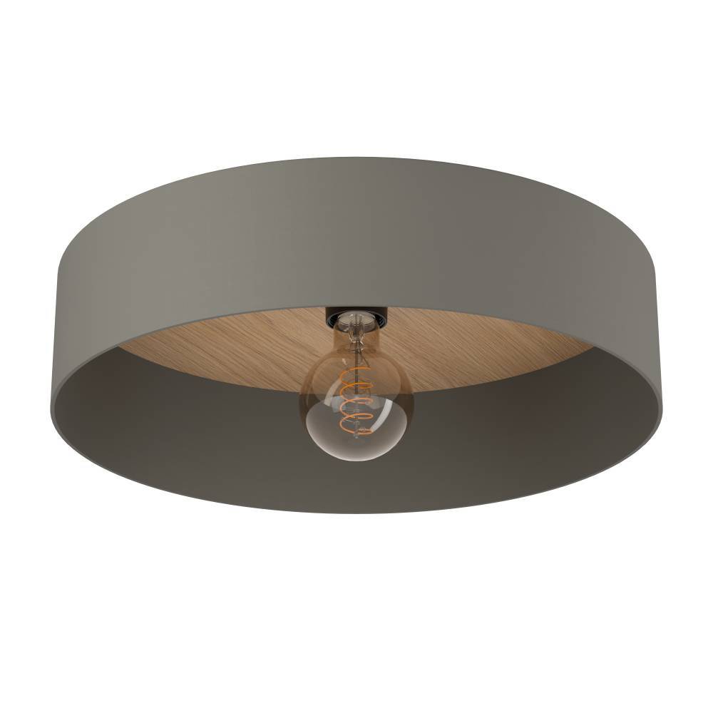Duaia Ø42 Umbra plafondi valmistajalta Eglo - elegantti vaikutelma, ja kullanv&auml;rinen sisustus heijastaa valoa pehme&auml;sti ja l&auml;mpim&auml;sti.